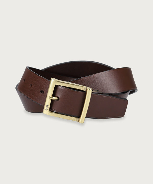 1枚革・中一バックル35mm カジュアルベルト