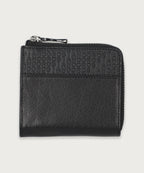 クラシックエンボス ラウンドファスナー ビルフォールドコイン ウォレット