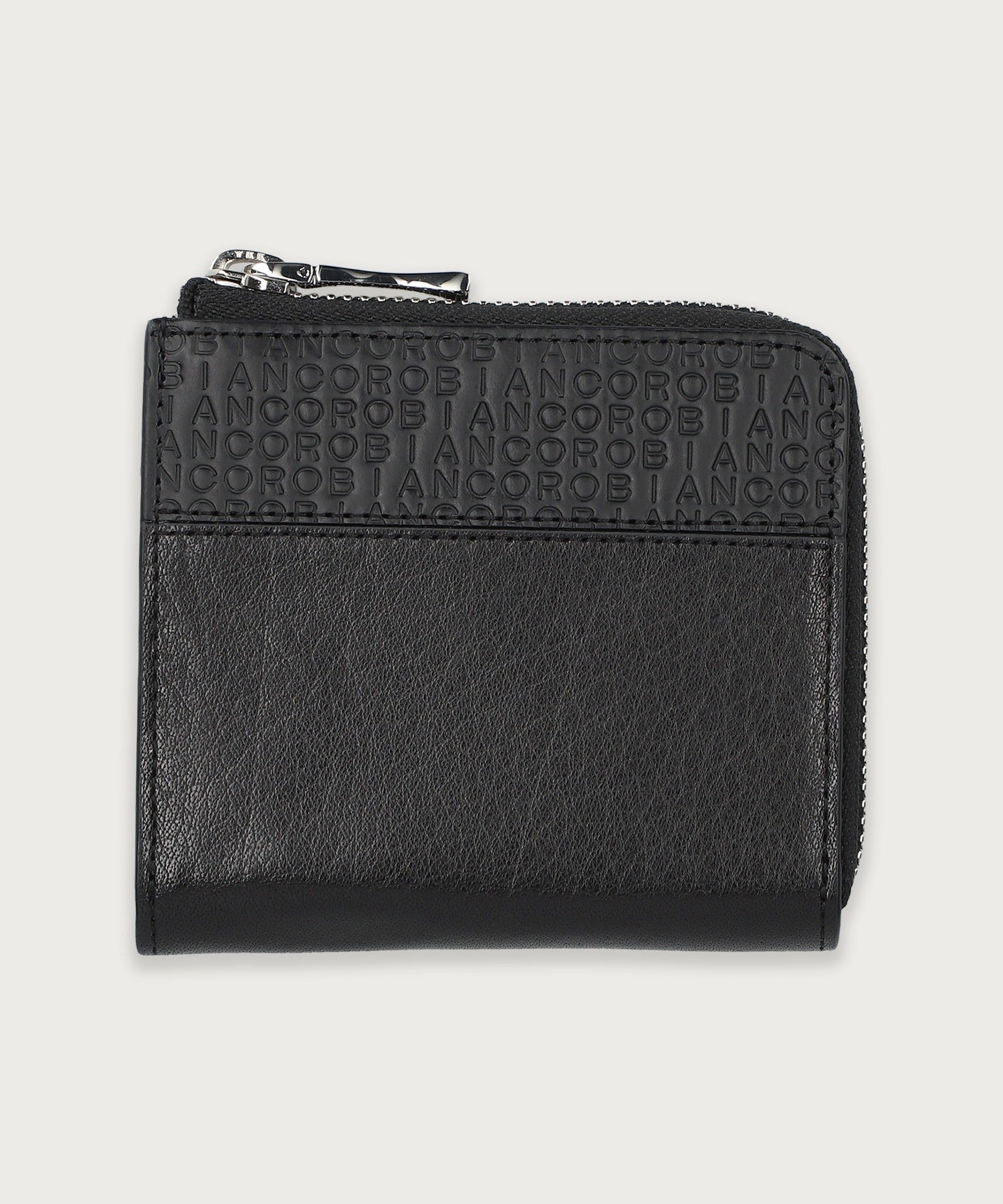 クラシックエンボス ラウンドファスナー ビルフォールドコイン ウォレット