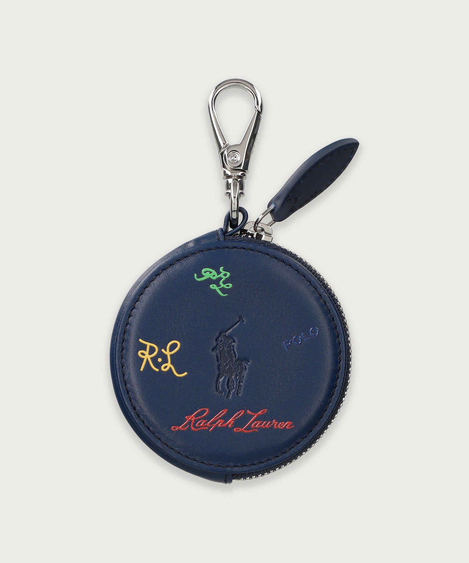 マルチカラーロゴ ラウンドジップコインケース