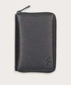 ソフトシュリンクレザー ラウンドジップ ビルフォールド コイン ウォレット