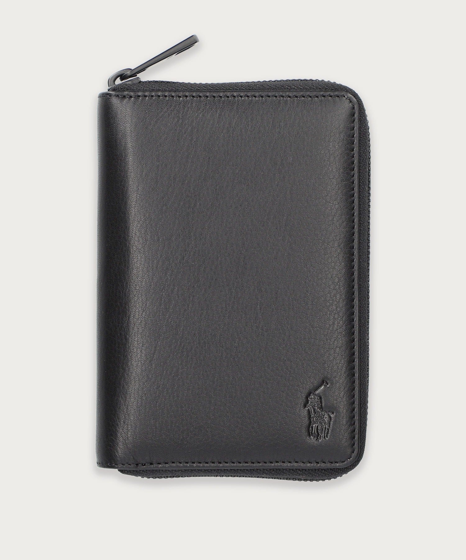 ソフトシュリンクレザー ラウンドジップ ビルフォールド コイン ウォレット