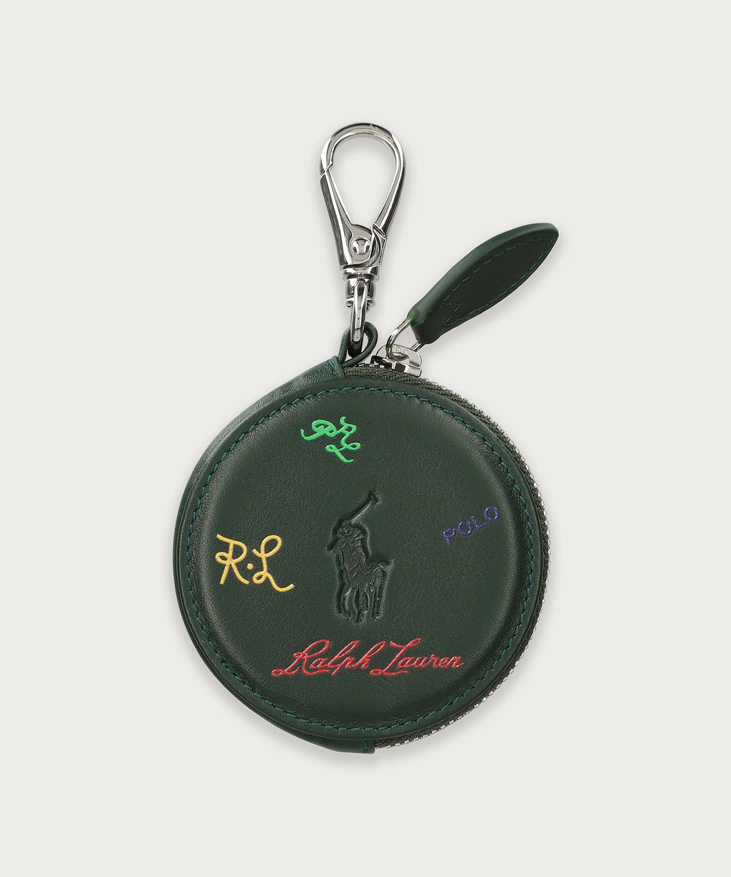 マルチカラーロゴ ラウンドジップコインケース