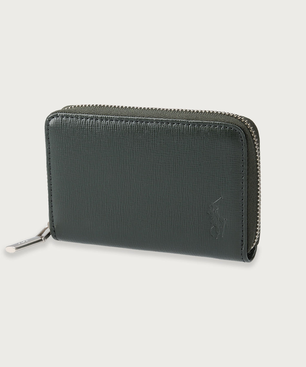 エンボスレザー ジップ コインケース