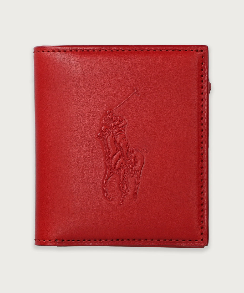 エンボス ビッグポニー Lジップ コインウォレット