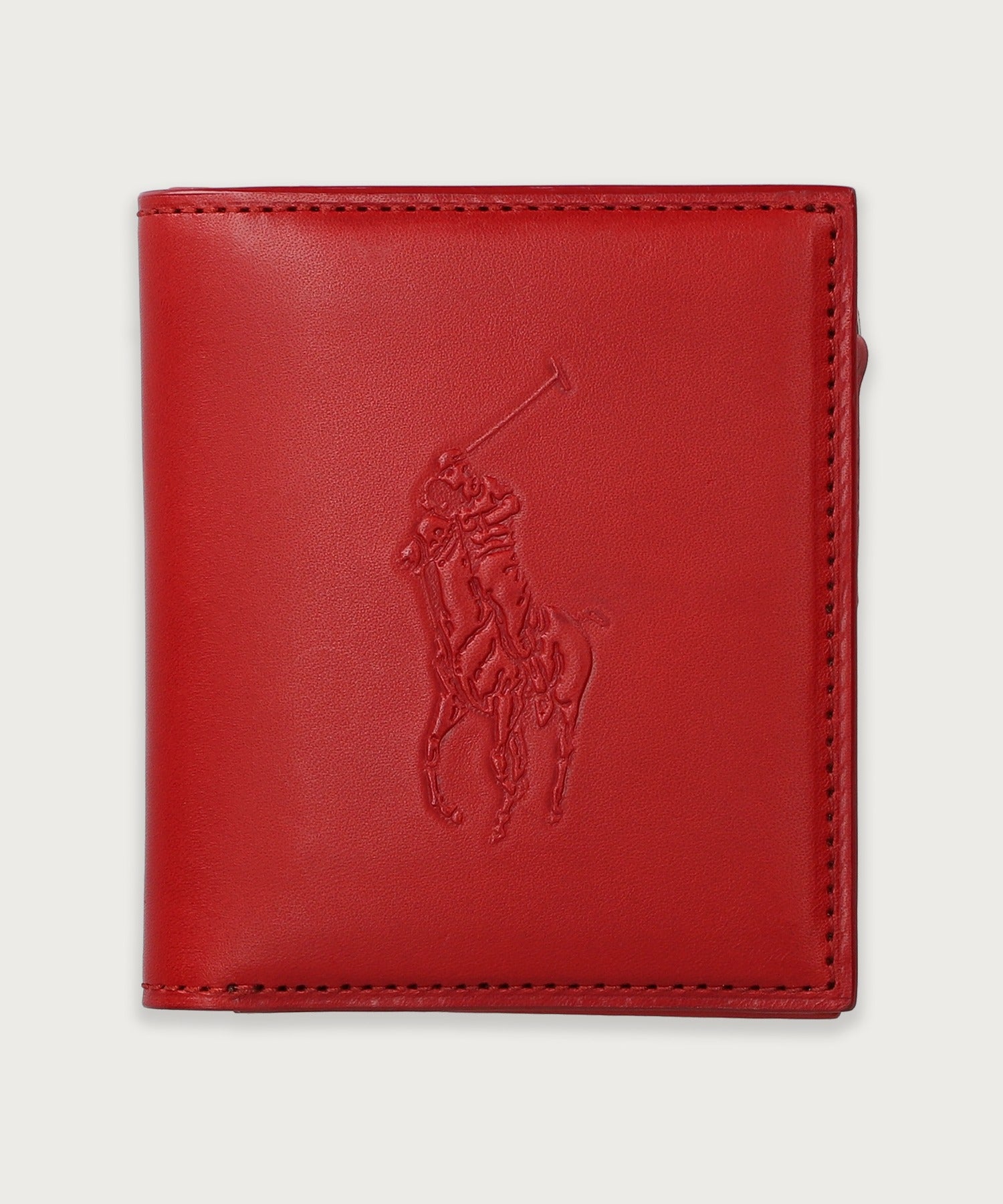 エンボス ビッグポニー Lジップ コインウォレット