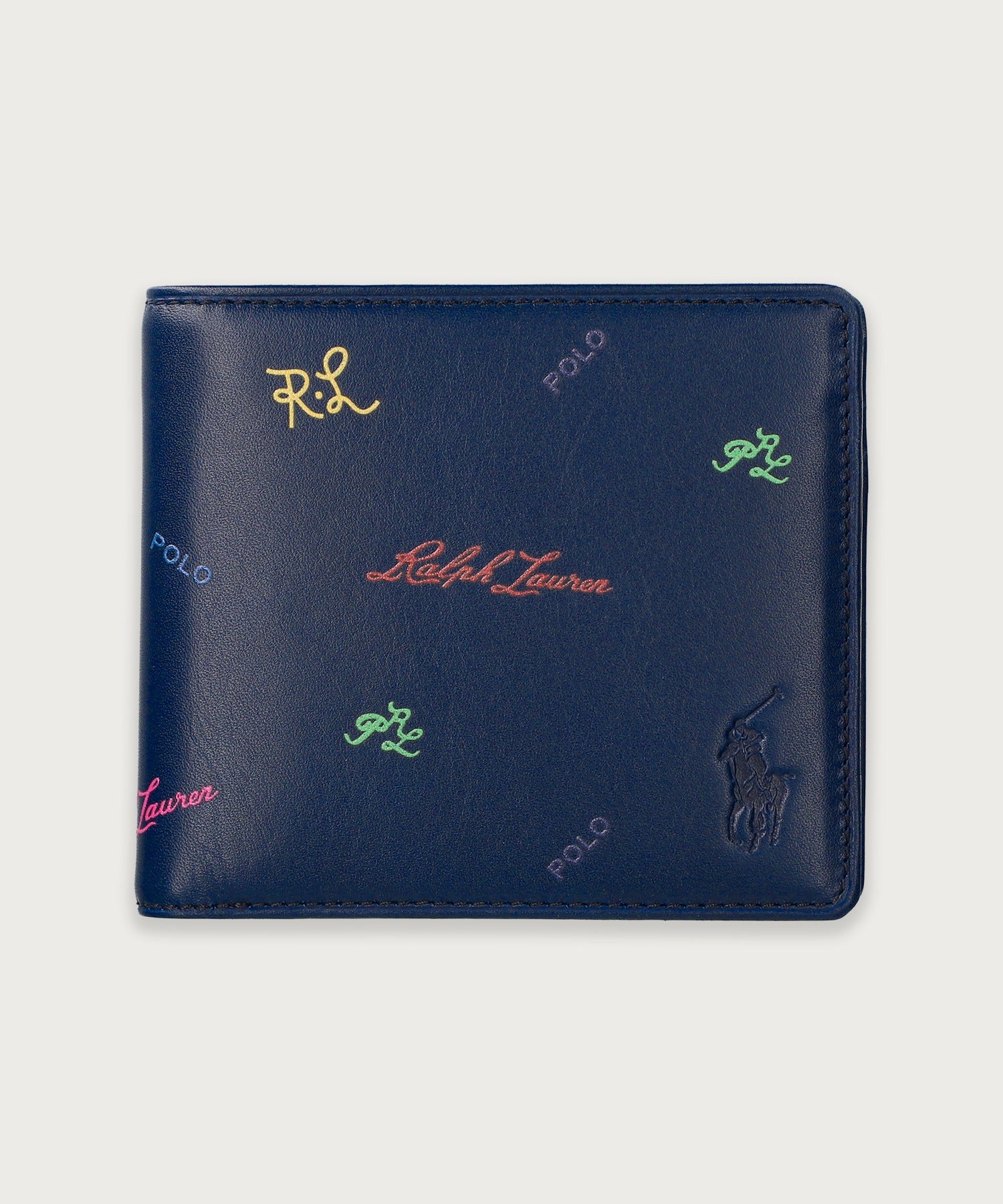 マルチカラーロゴ ビルフォールドコインケース