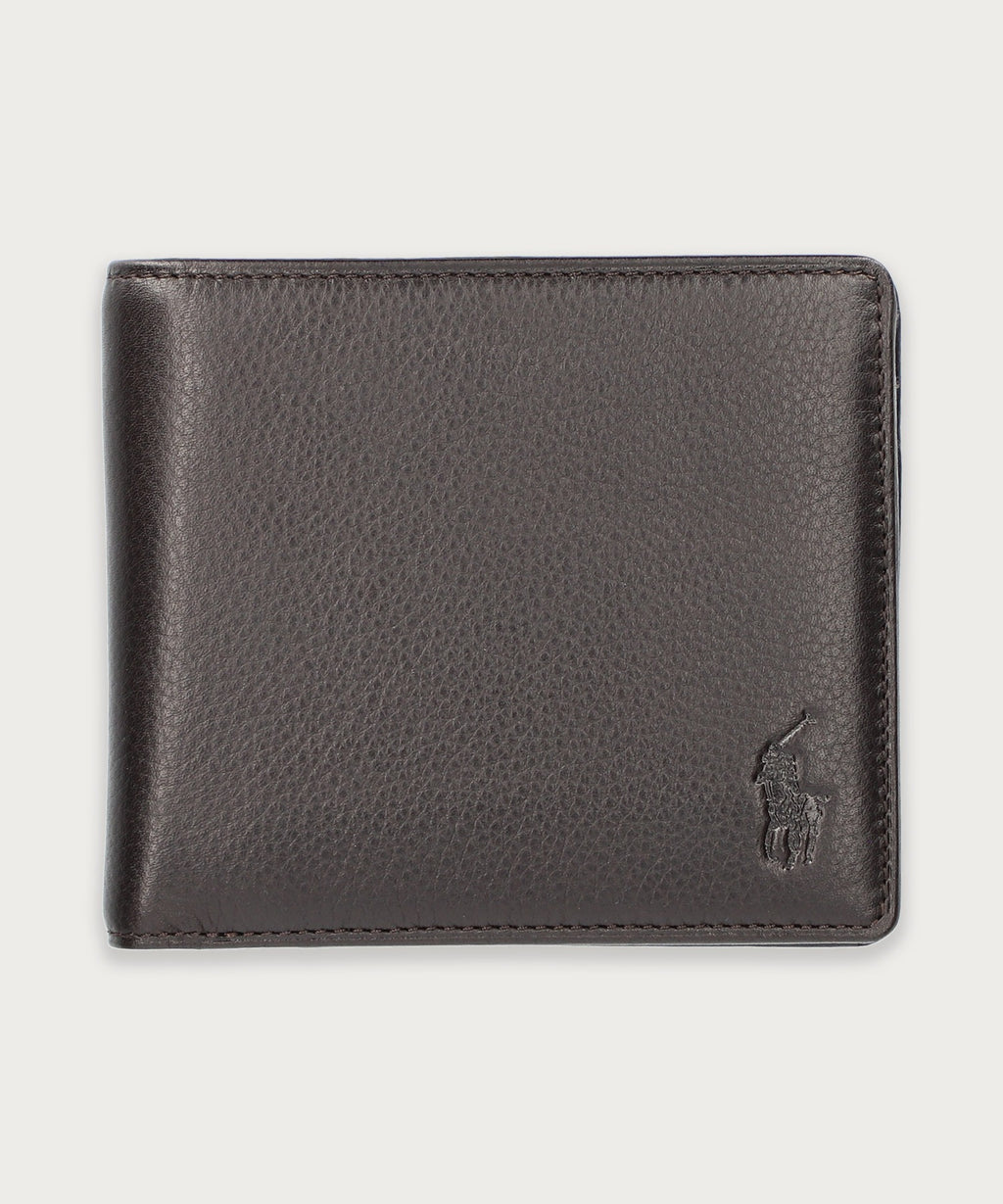 ソフトシュリンクレザー ビルフォールド コイン ウォレット