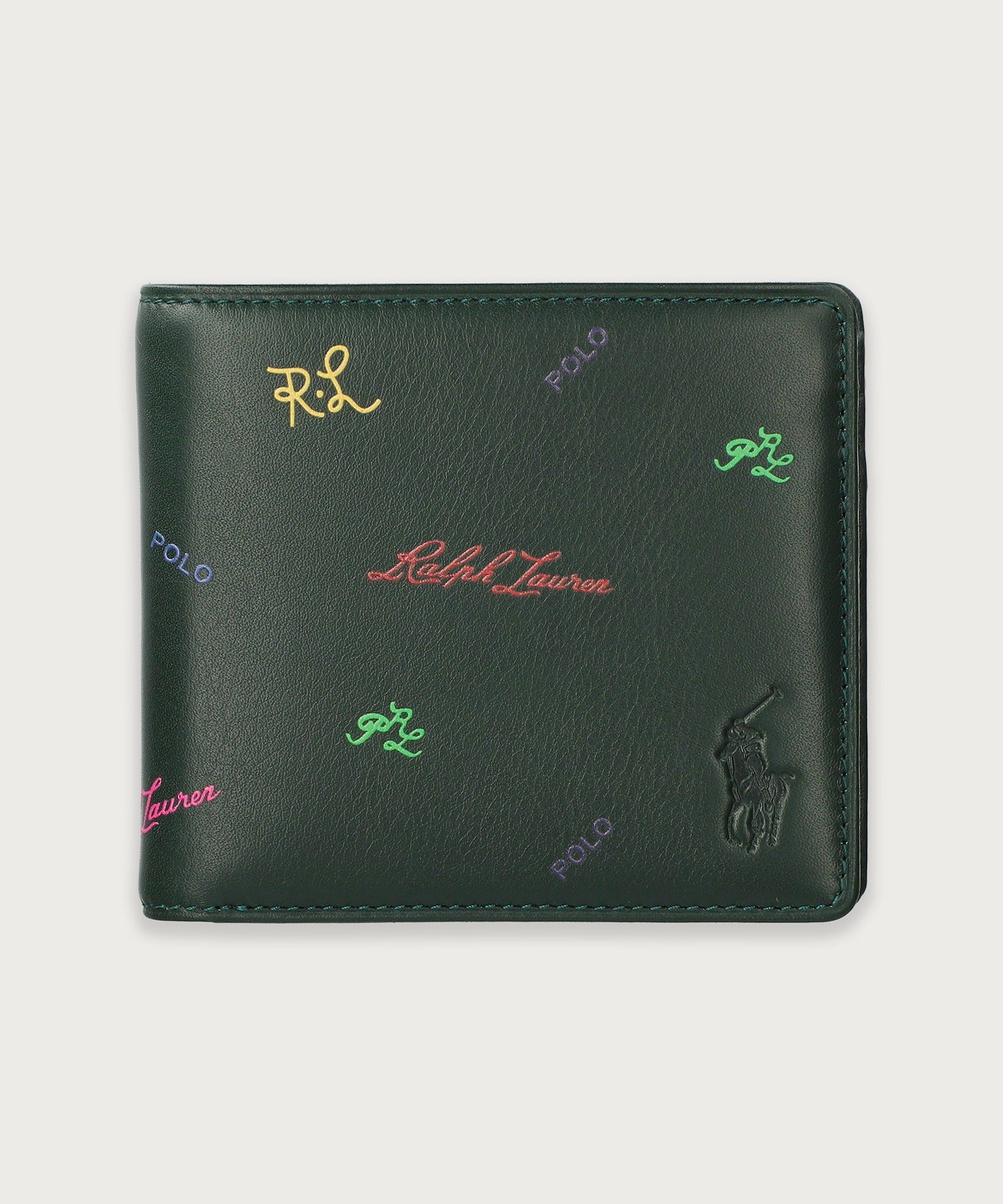 マルチカラーロゴ ビルフォールドコインケース