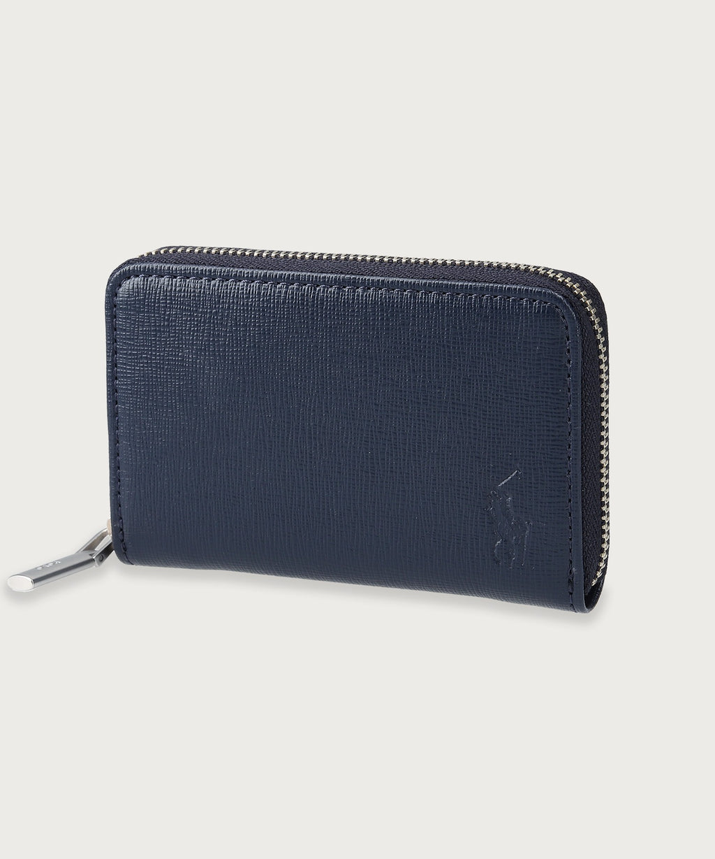 エンボスレザー ジップ コインケース