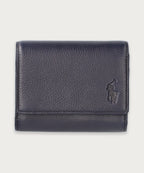 ソフトシュリンクレザー ビルフォールド ジップコイン ウォレット