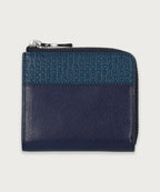 クラシックエンボス ラウンドファスナー ビルフォールドコイン ウォレット