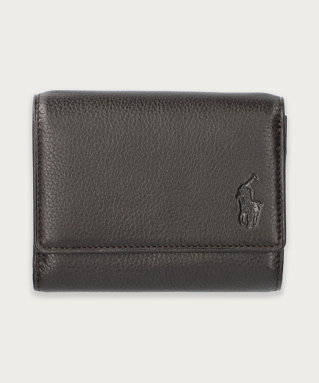 ソフトシュリンクレザー ビルフォールド ジップコイン ウォレット