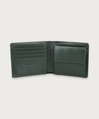 エンボスレザー ビルフォールド コイン ウォレット