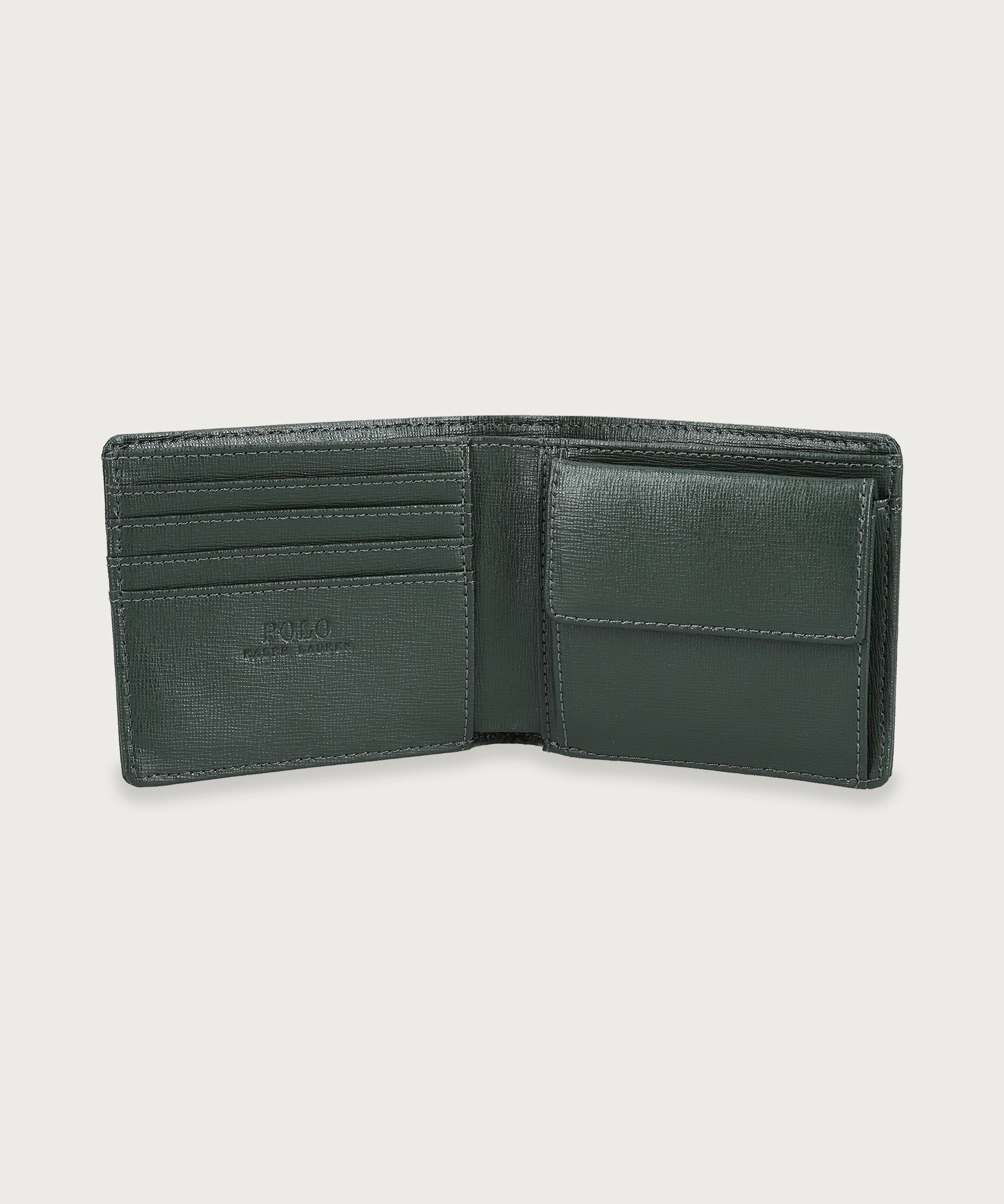 エンボスレザー ビルフォールド コイン ウォレット