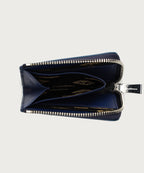 クラシックエンボス ラウンドファスナー ビルフォールドコイン ウォレット