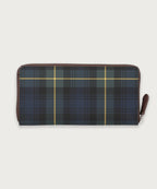 ゴードンプリント ラウンドジップ ロングウォレット