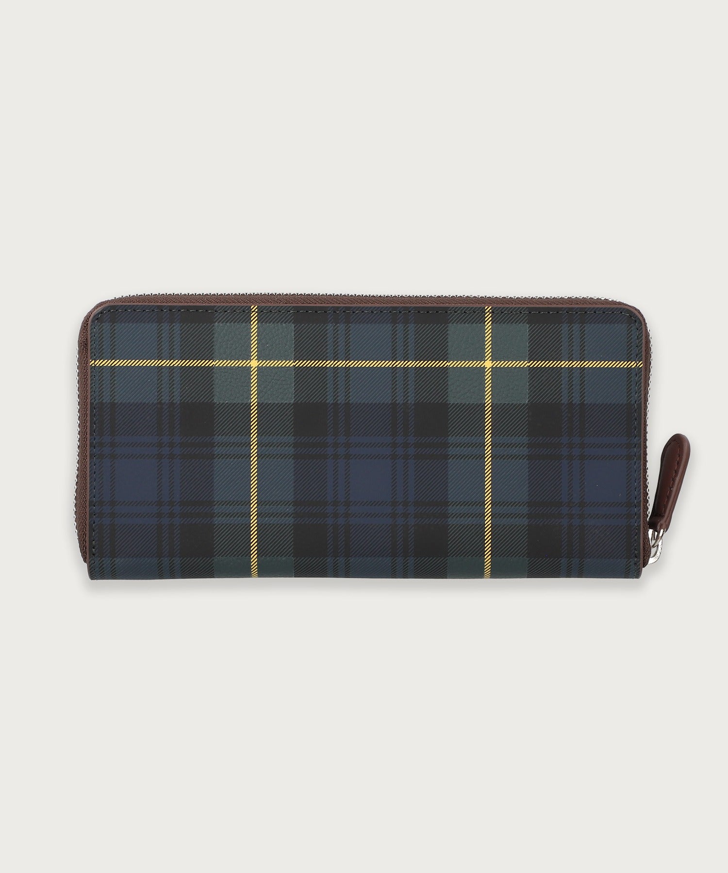 ゴードンプリント ラウンドジップ ロングウォレット