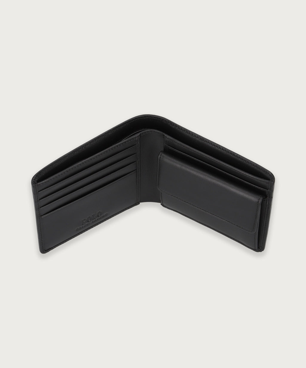 カーフレザー ビルフォールド コイン ウォレット