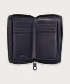 ソフトシュリンクレザー ラウンドジップ ビルフォールド コイン ウォレット