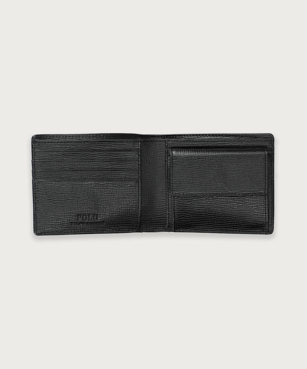 ハーモニー エンボスレザー ビルフォールド コイン ウォレット