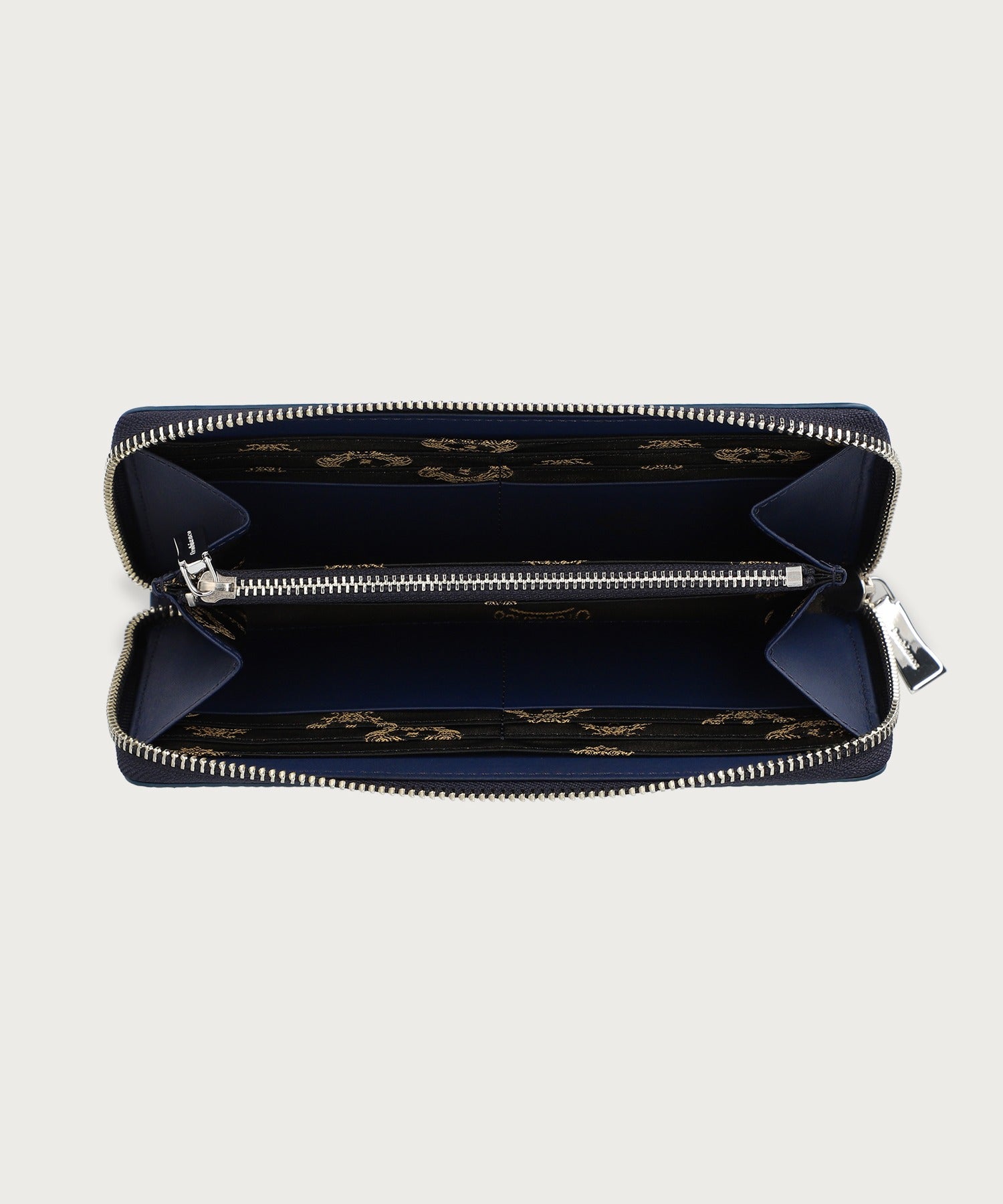 クラシックエンボス ラウンドファスナー ロングウォレット