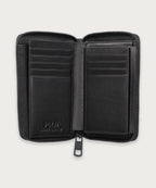 ソフトシュリンクレザー ラウンドジップ ビルフォールド コイン ウォレット