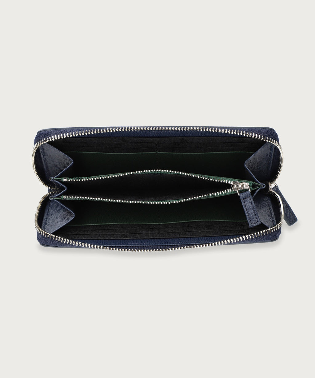 ニュー コントラストポニー ラウンドジップ ロング ウォレット