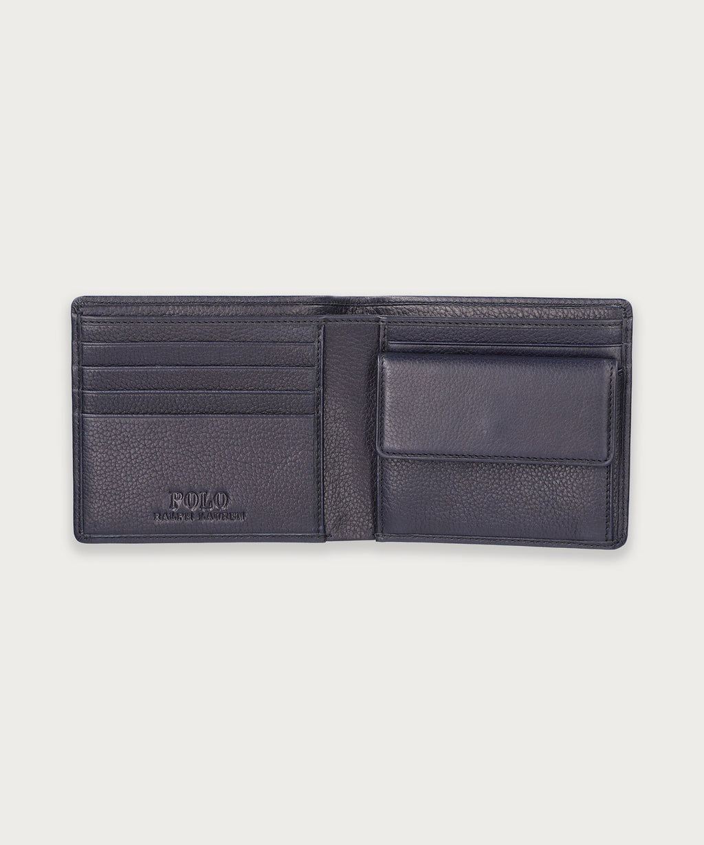 ソフトシュリンクレザー ビルフォールド コイン ウォレット