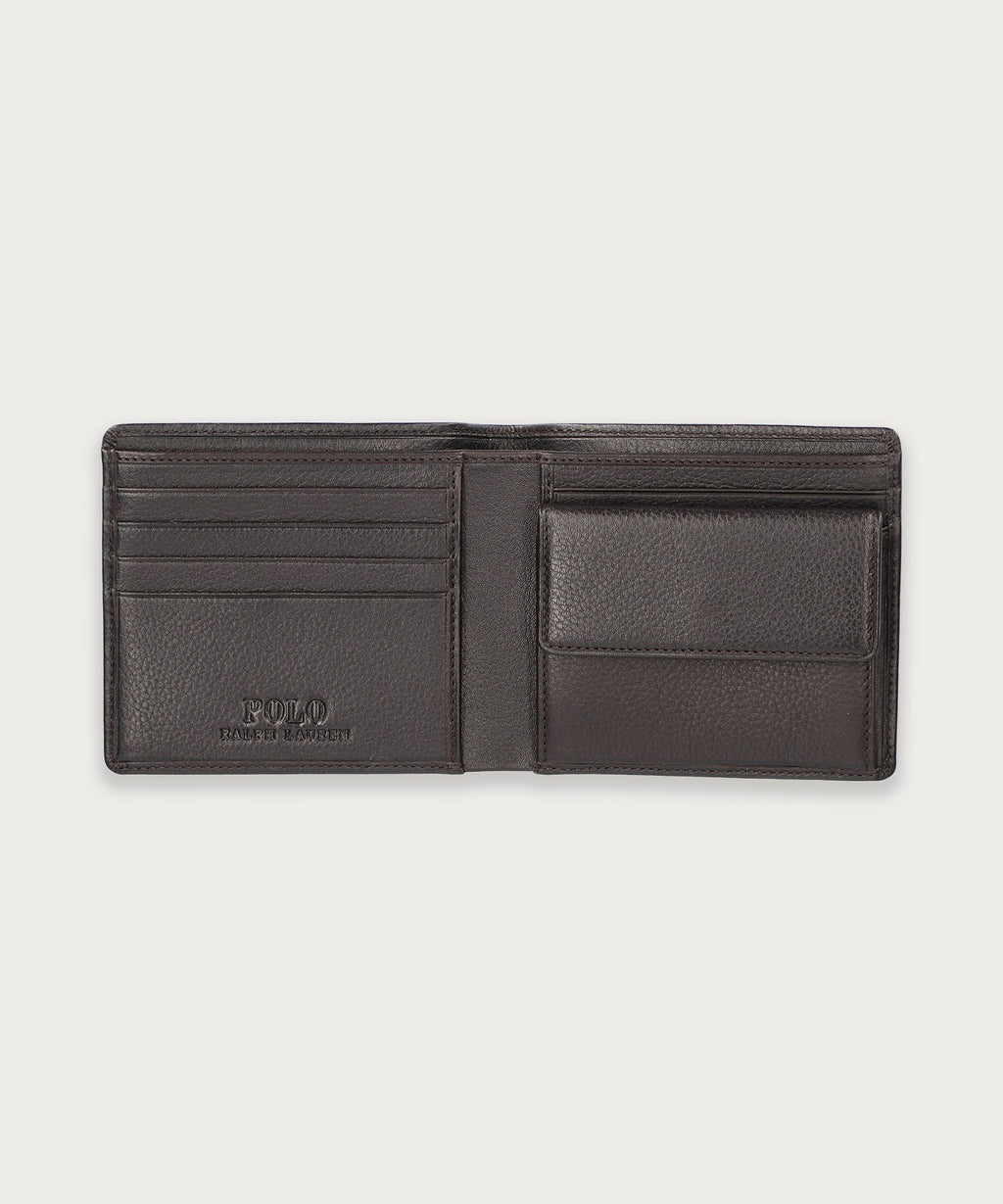 ソフトシュリンクレザー ビルフォールド コイン ウォレット