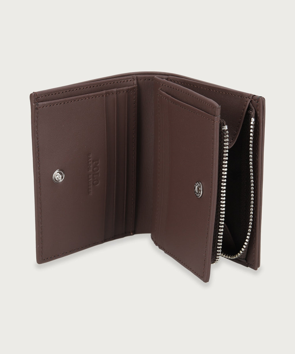ゴードンプリント Lジップ ビルフォールドコインケース
