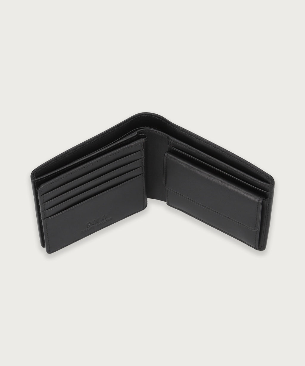 カーフレザー ビルフォールド コイン ウォレット