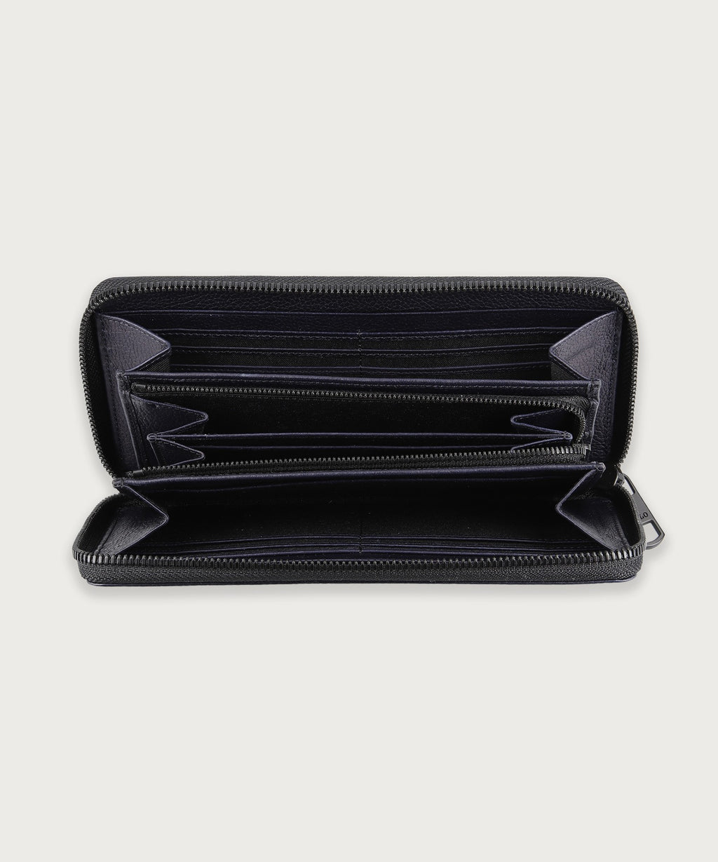 ソフトシュリンクレザー ラウンドジップ ロングウォレット