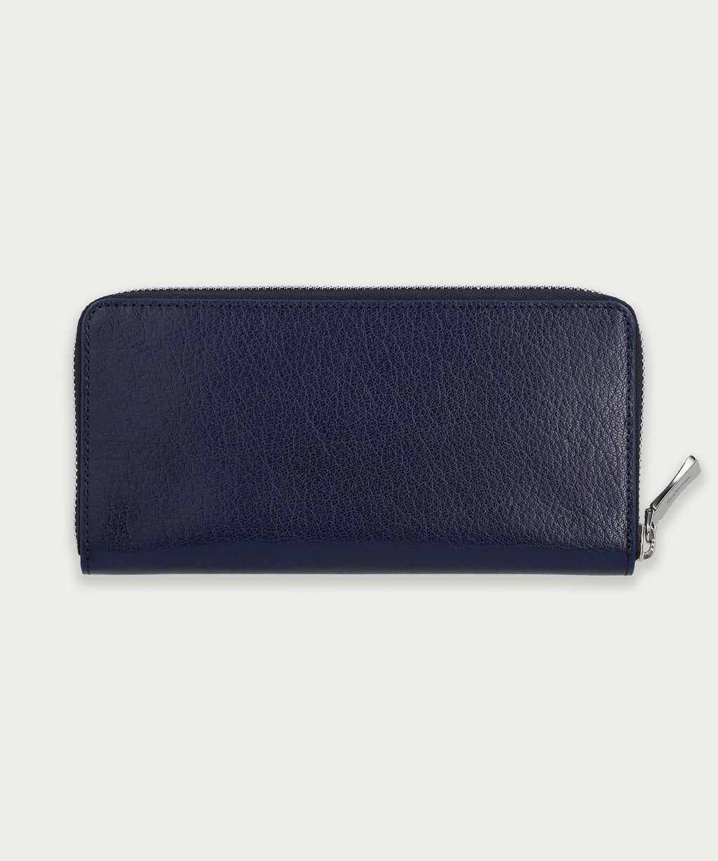 クラシックエンボス ラウンドファスナー ロングウォレット