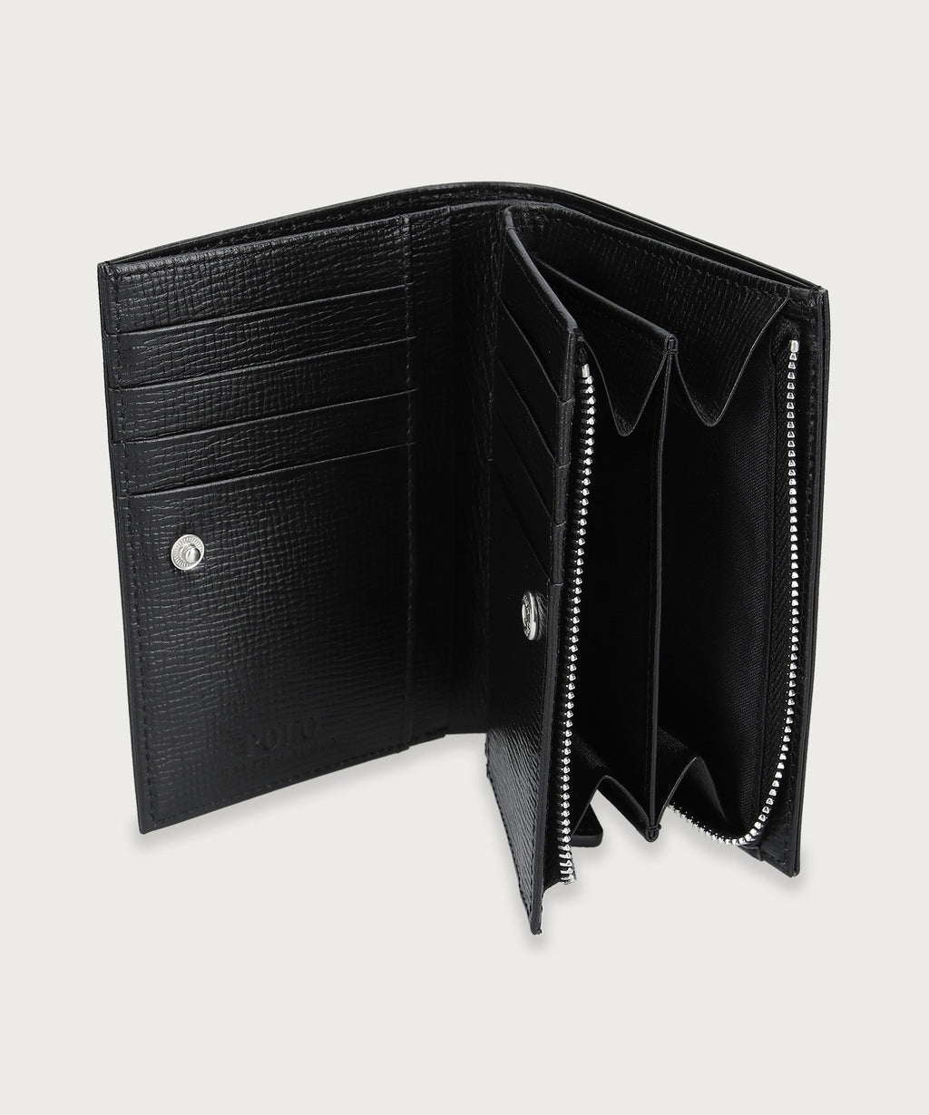 ハーモニー エンボスレザー ジップ ウォレット