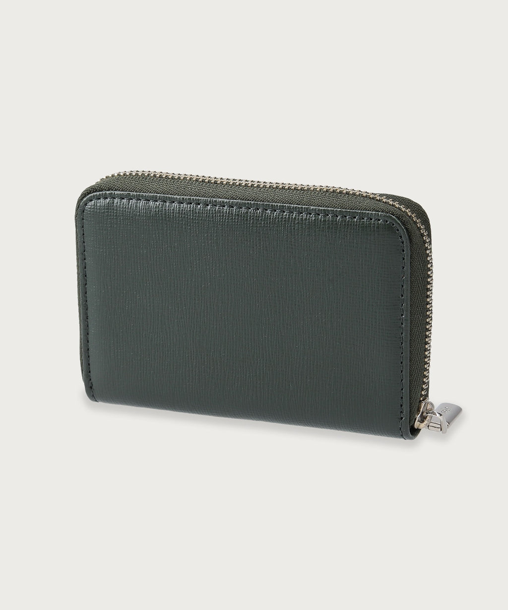 エンボスレザー ジップ コインケース