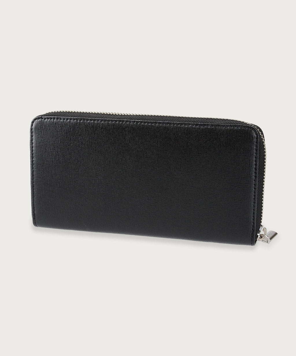 エンボスレザー ジップ アラウンド ロングウォレット