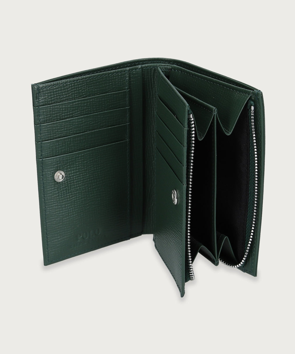 ハーモニー エンボスレザー ジップ ウォレット