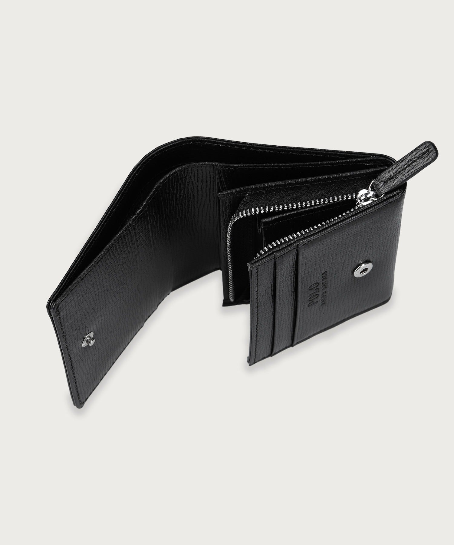 ハーモニー エンボスレザー コンパクト ウォレット