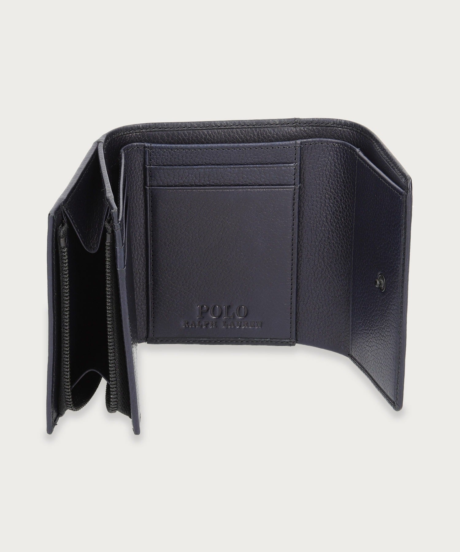 ソフトシュリンクレザー ビルフォールド ジップコイン ウォレット