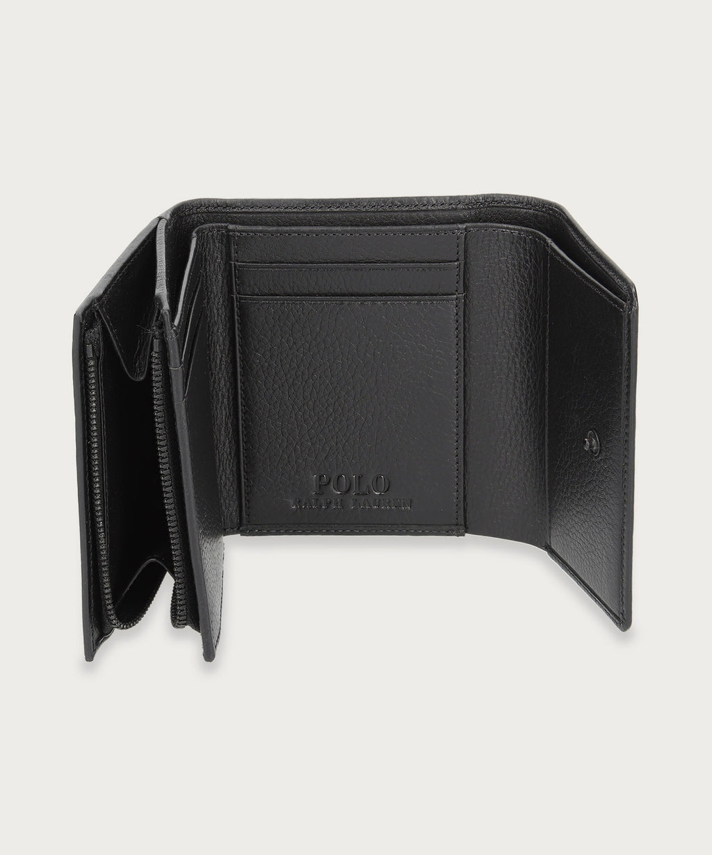 ソフトシュリンクレザー ビルフォールド ジップコイン ウォレット