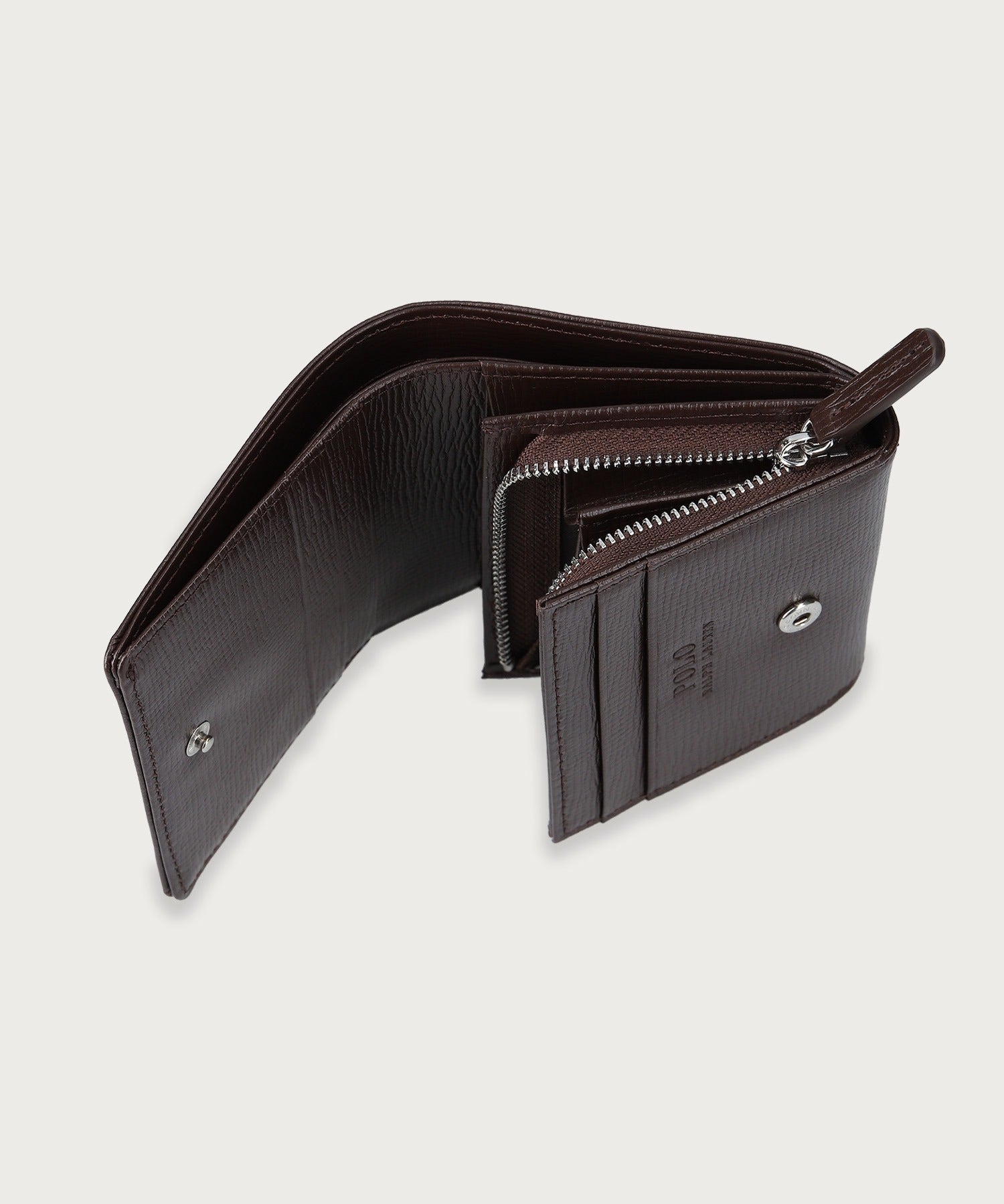 ハーモニー エンボスレザー コンパクト ウォレット