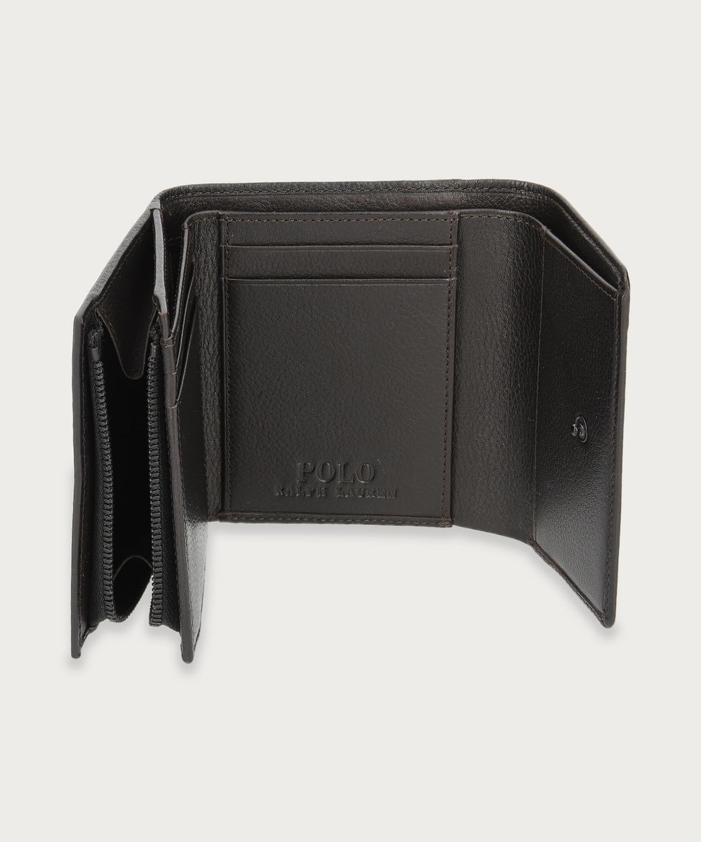 ソフトシュリンクレザー ビルフォールド ジップコイン ウォレット