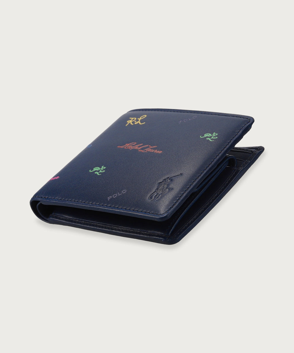マルチカラーロゴ ビルフォールドコインケース