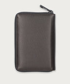 ソフトシュリンクレザー ラウンドジップ ビルフォールド コイン ウォレット