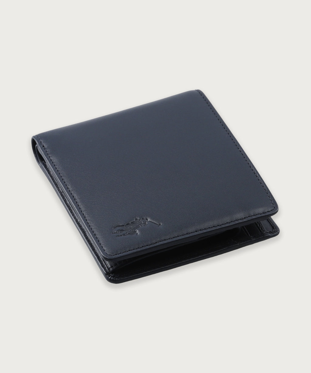 カーフレザー ビルフォールド コイン ウォレット