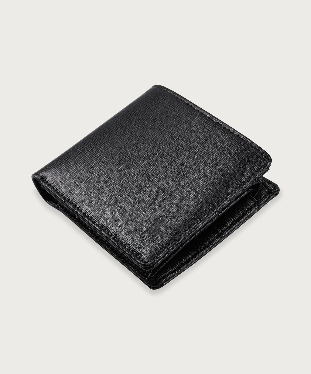 エンボスレザー ビルフォールド コイン ウォレット