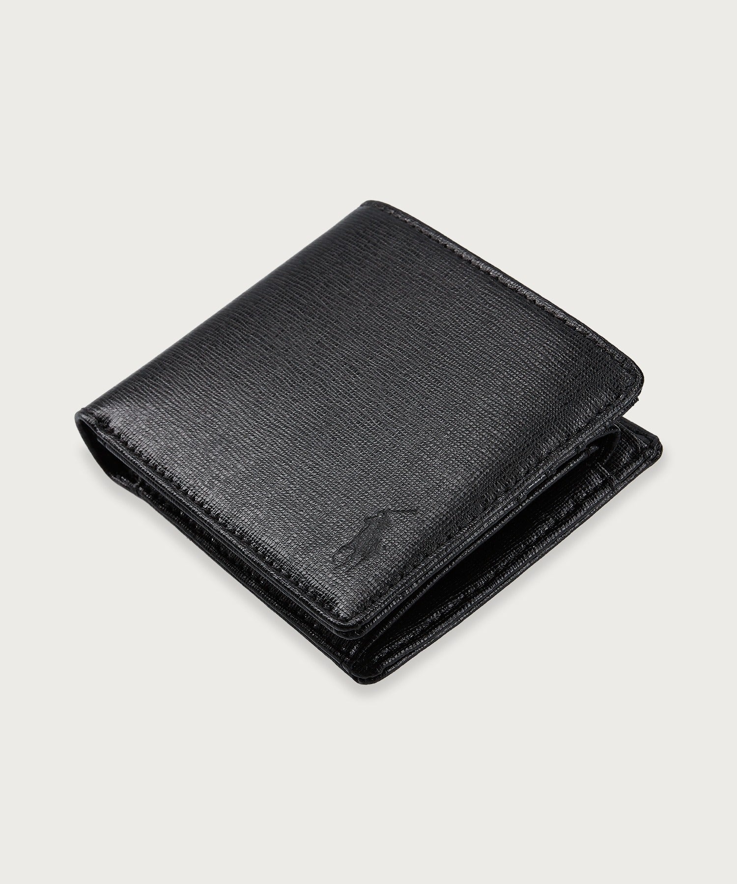 エンボスレザー ビルフォールド コイン ウォレット