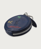 マルチカラーロゴ ラウンドジップコインケース