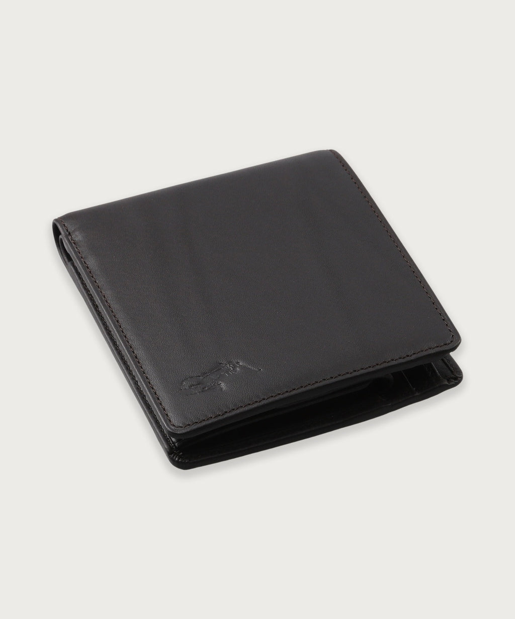 カーフレザー ビルフォールド コイン ウォレット